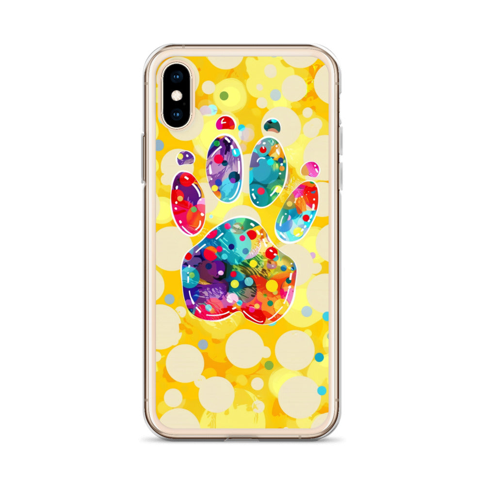 Artistic PawPrints Borealis Clear Case for iPhone®