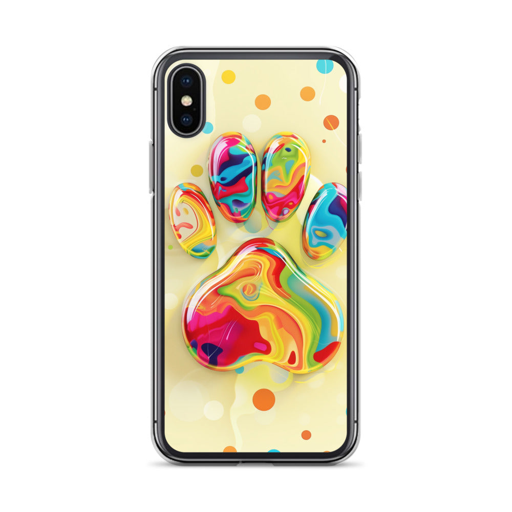 Artistic PawPrints Celestia Clear Case for iPhone®