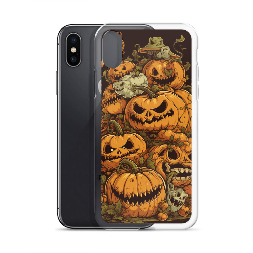 Halloween Pumpkin C Clear Case for iPhone