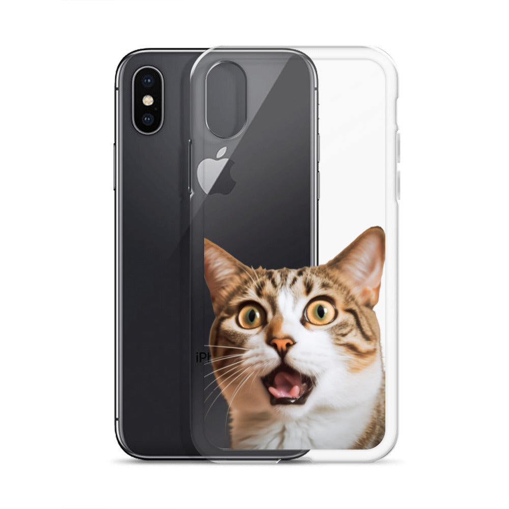 Cat A Clear Case for iPhone