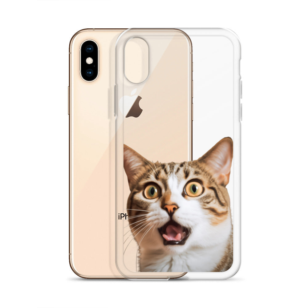 Cat A Clear Case for iPhone