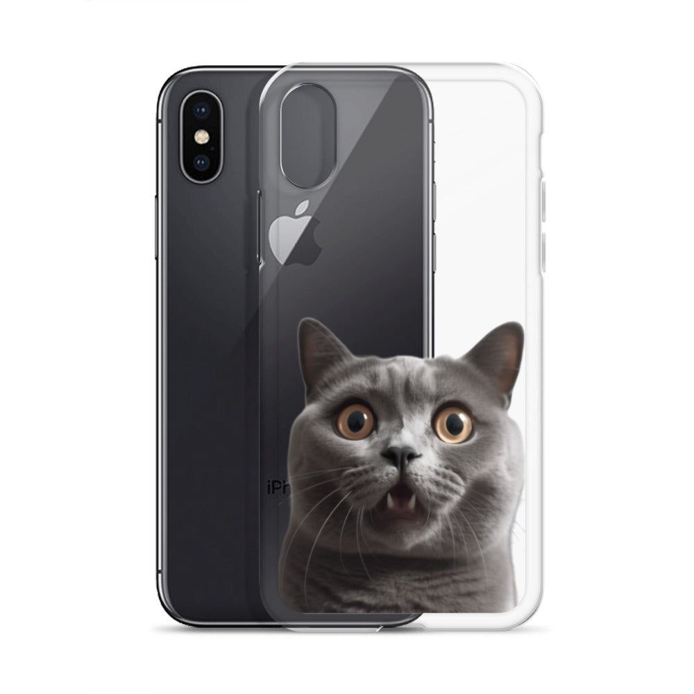 Cat B Clear Case for iPhone