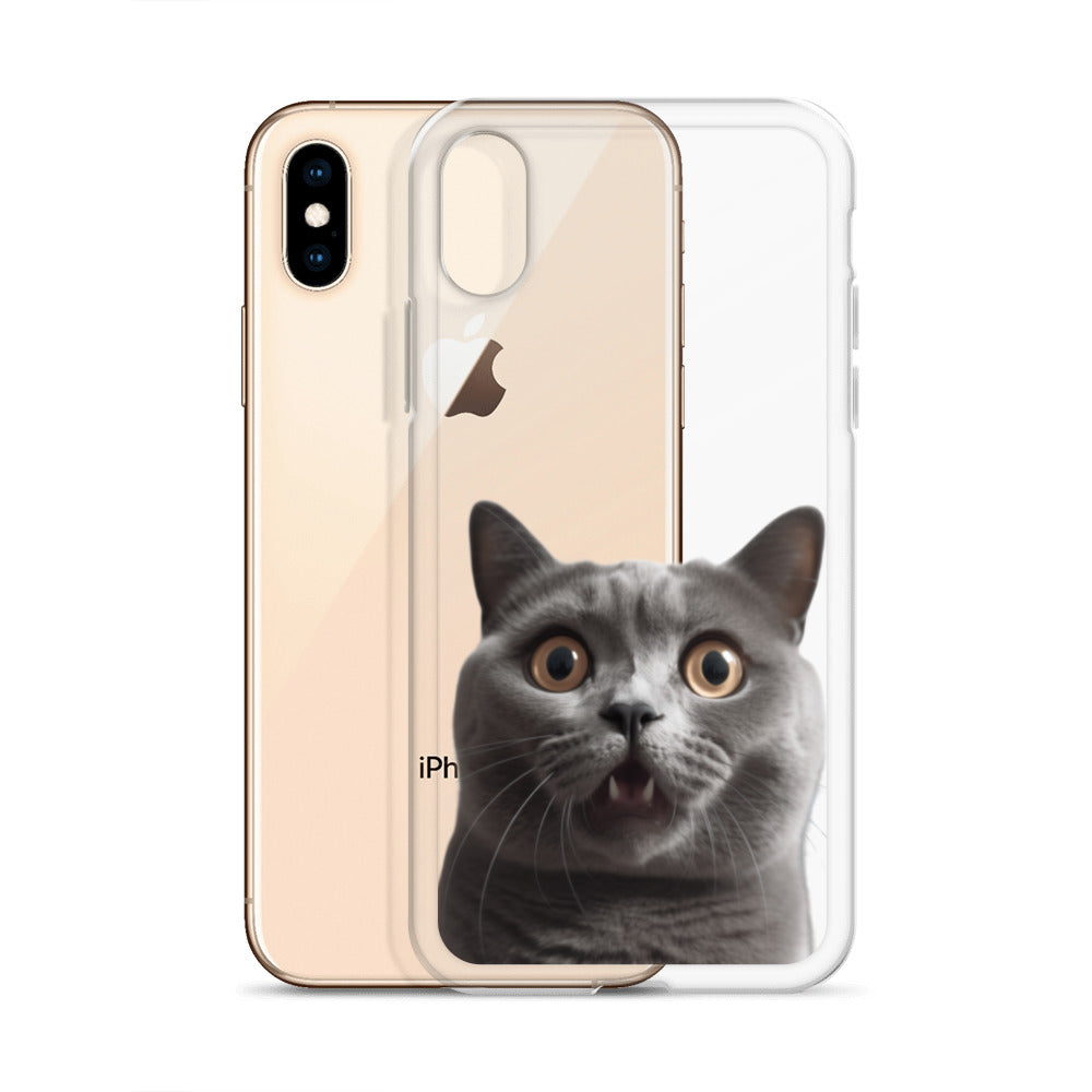 Cat B Clear Case for iPhone