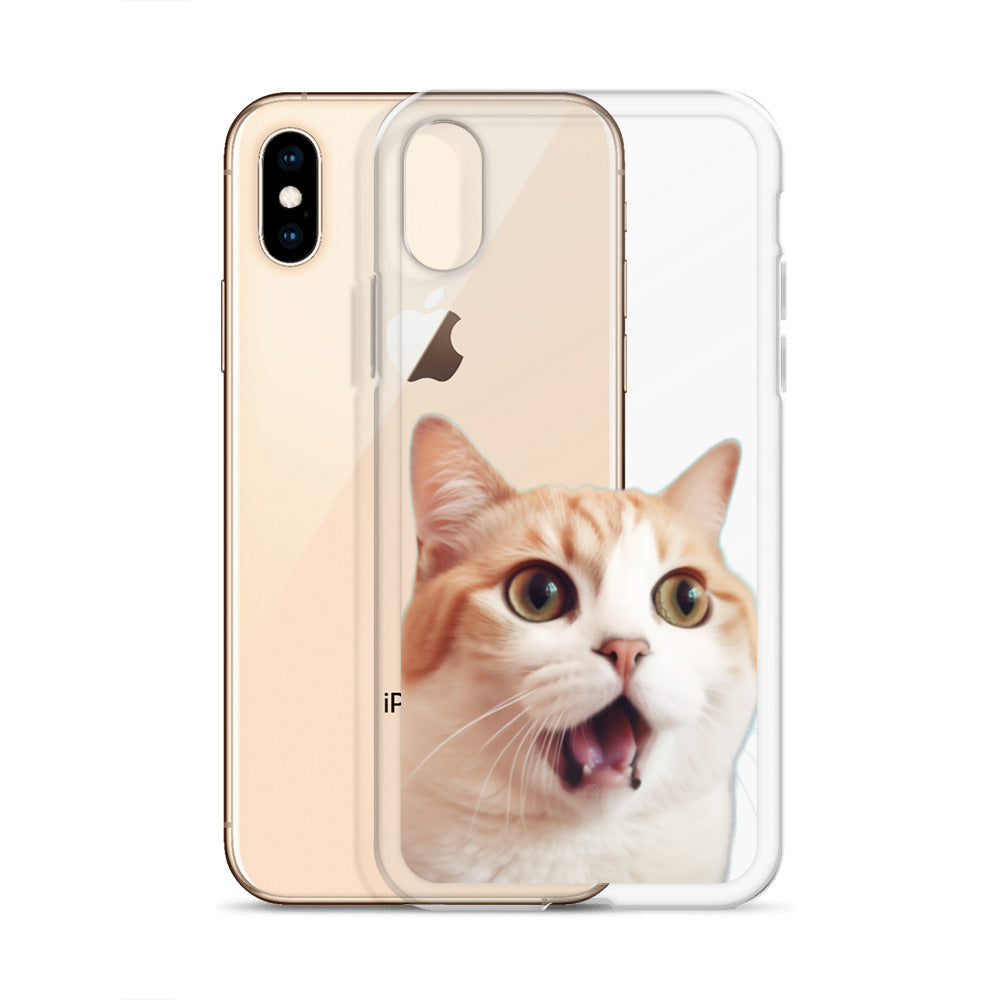 Cat E Clear Case for iPhone