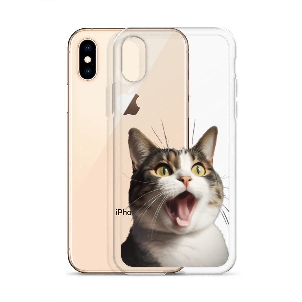 Cat H Clear Case for iPhone