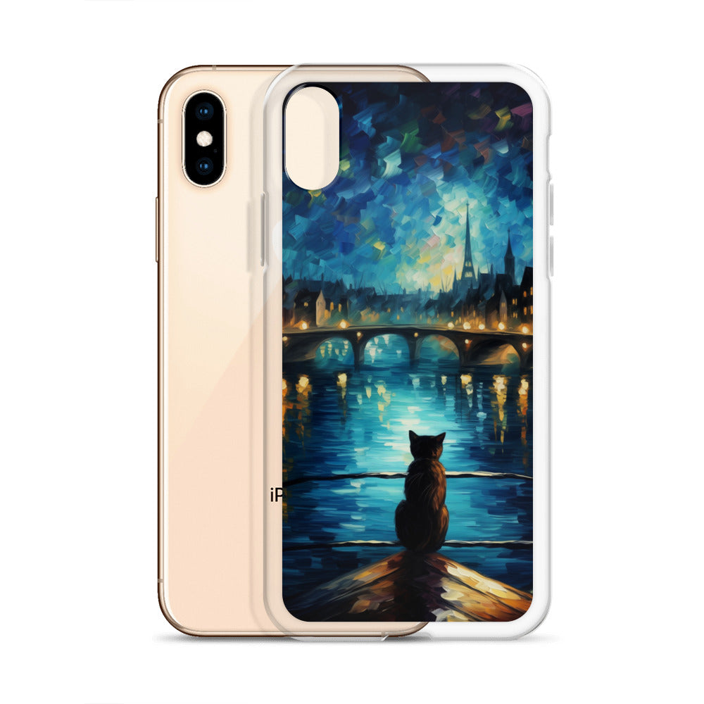 River Cat B Clear Case for iPhone