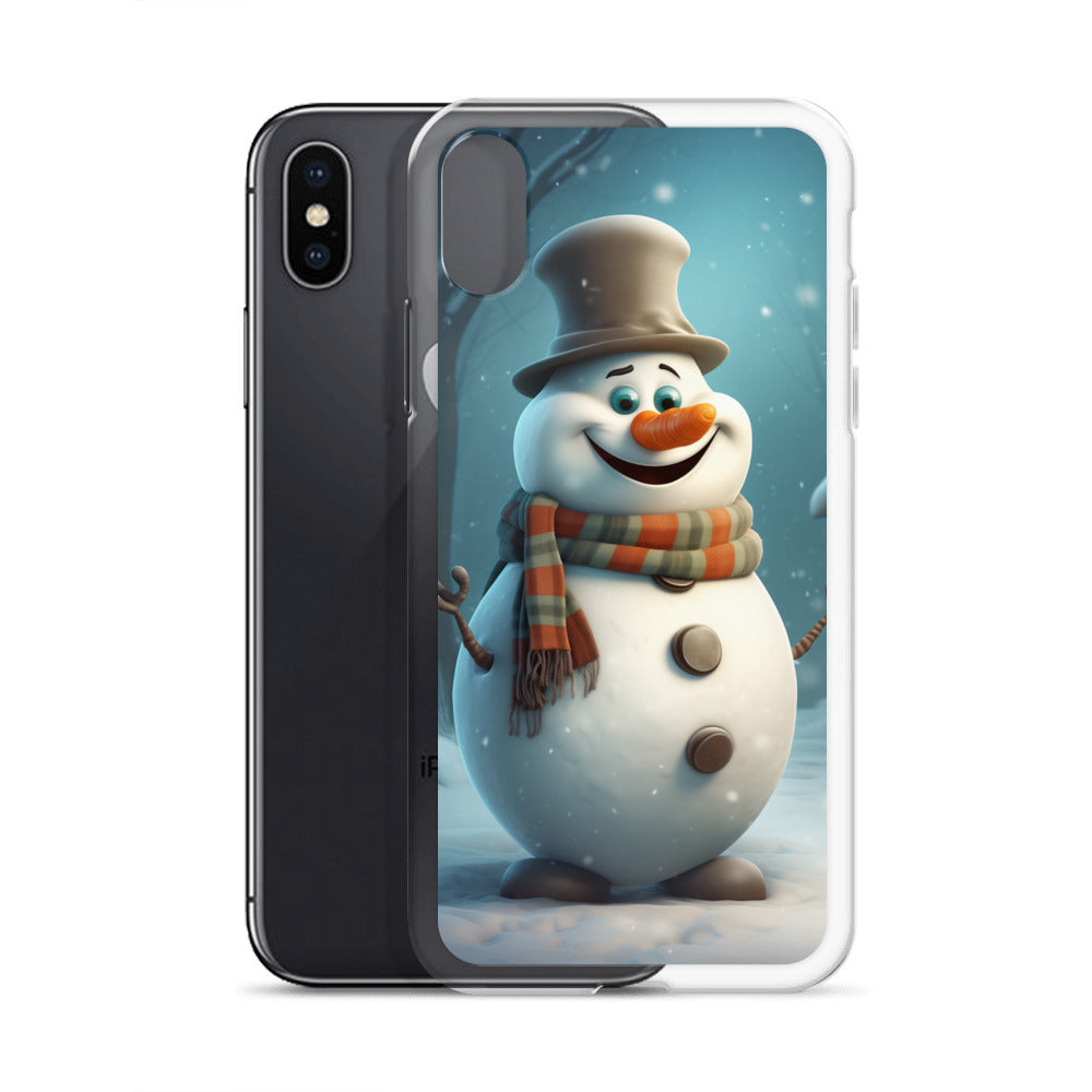 Snowman Finley Clear Case for iPhone®