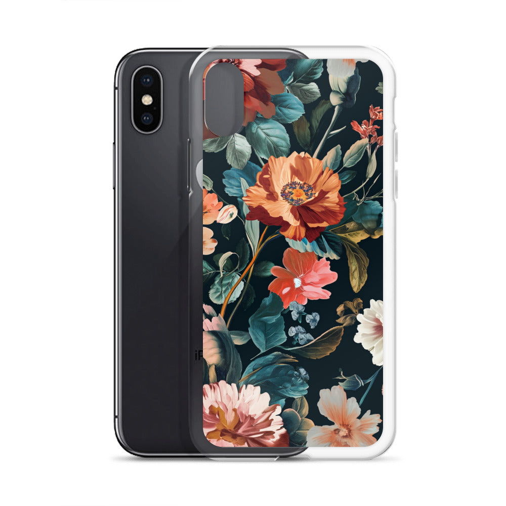 Flower Golden Clear Case for iPhone®