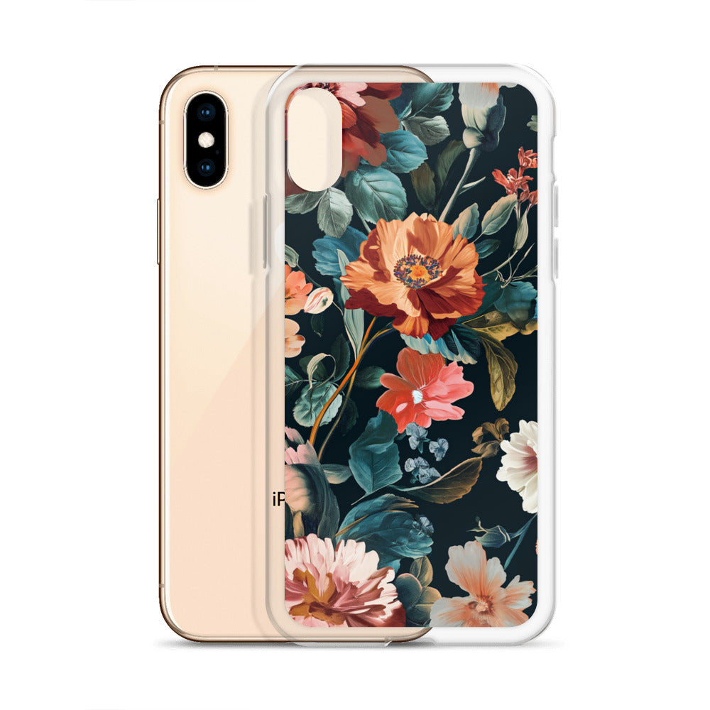 Flower Golden Clear Case for iPhone®
