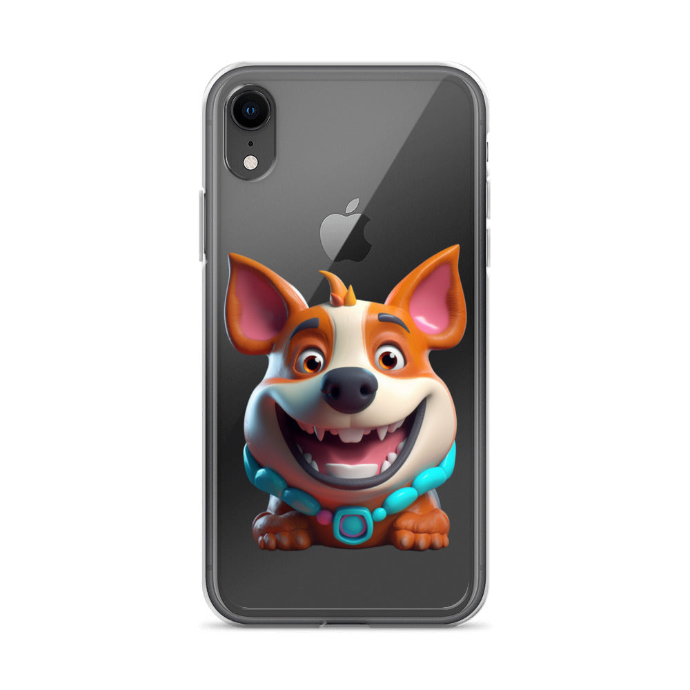 Cartoon Dog A Clear Case for iPhone®