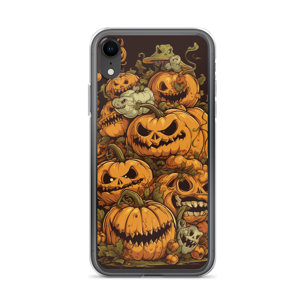 Halloween Pumpkin C Clear Case for iPhone