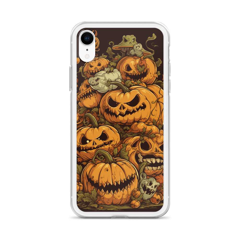 Halloween Pumpkin C Clear Case for iPhone