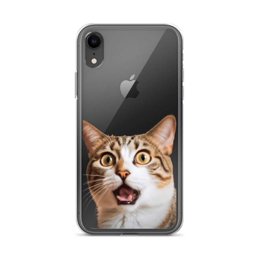 Cat A Clear Case for iPhone