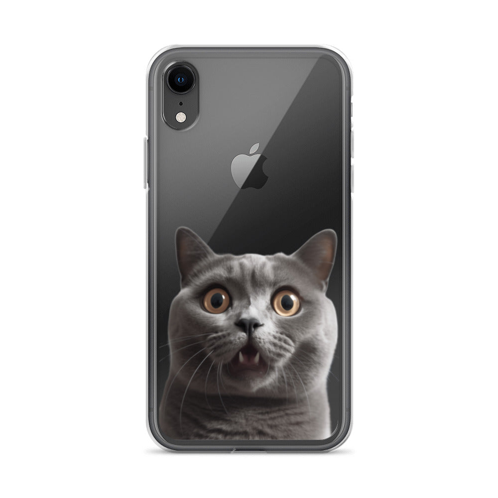 Cat B Clear Case for iPhone