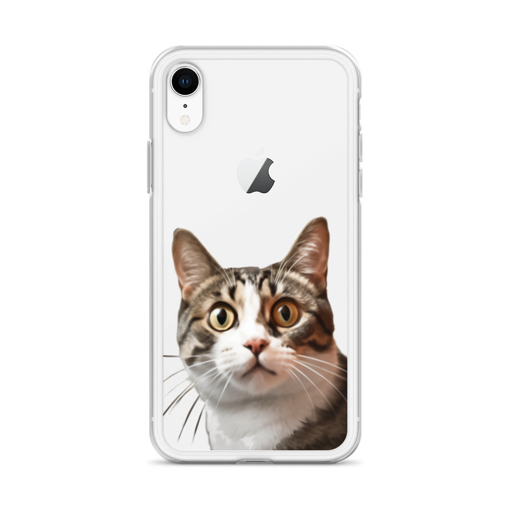 Cat D Clear Case for iPhone