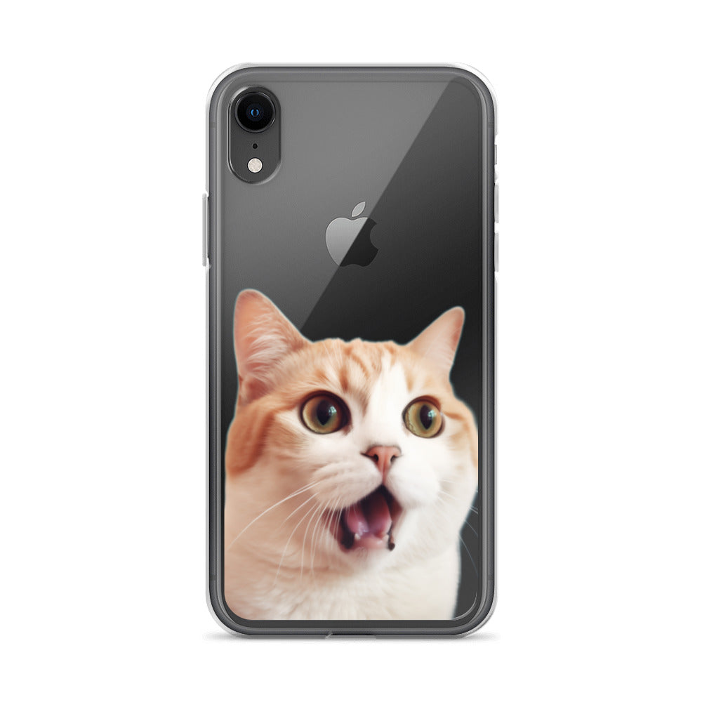 Cat E Clear Case for iPhone