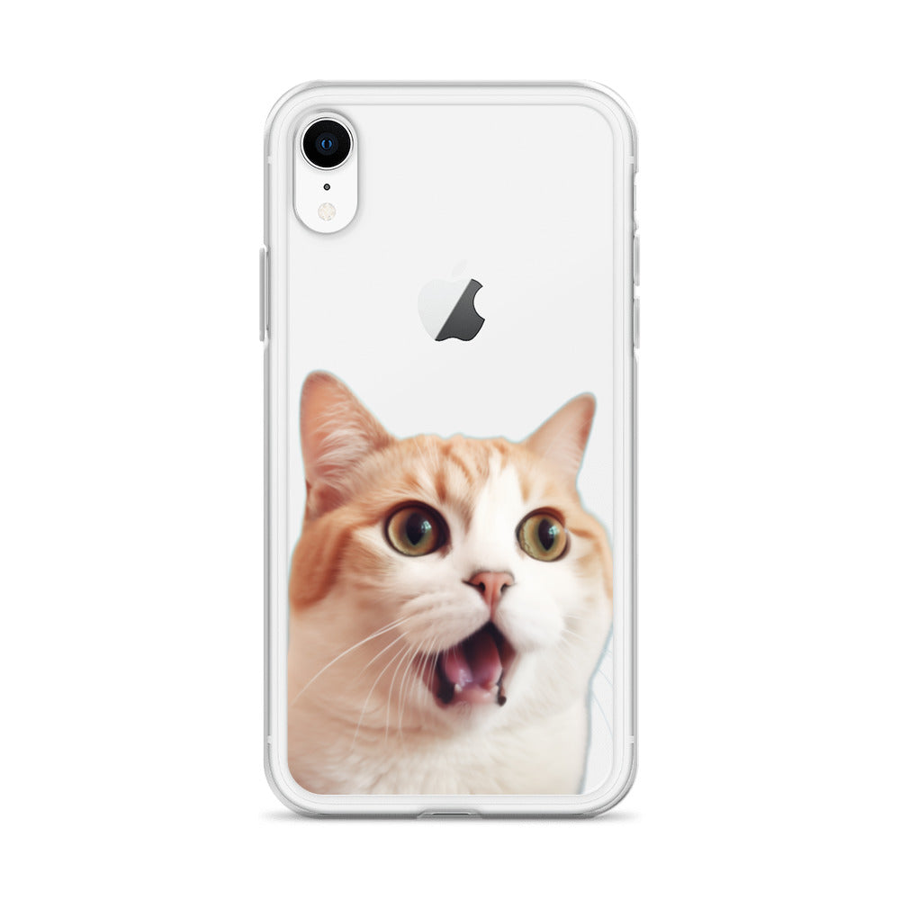 Cat E Clear Case for iPhone
