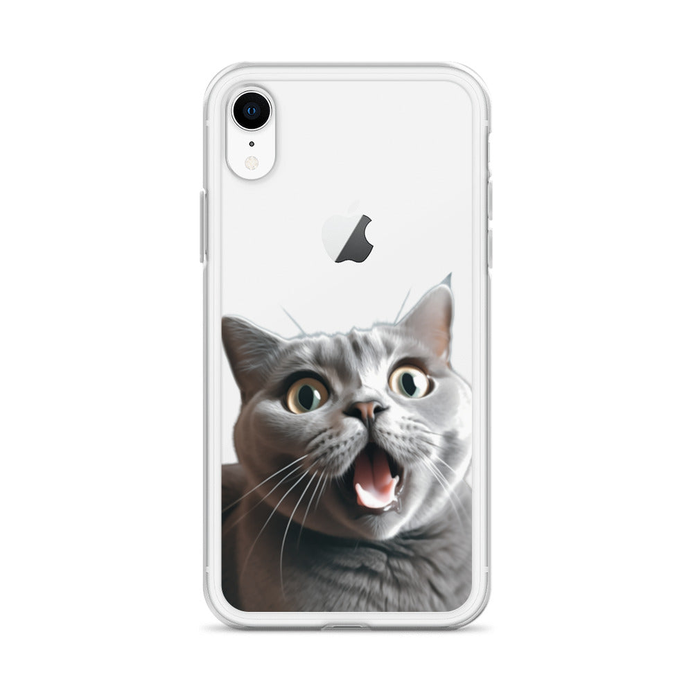 Cat F Clear Case for iPhone