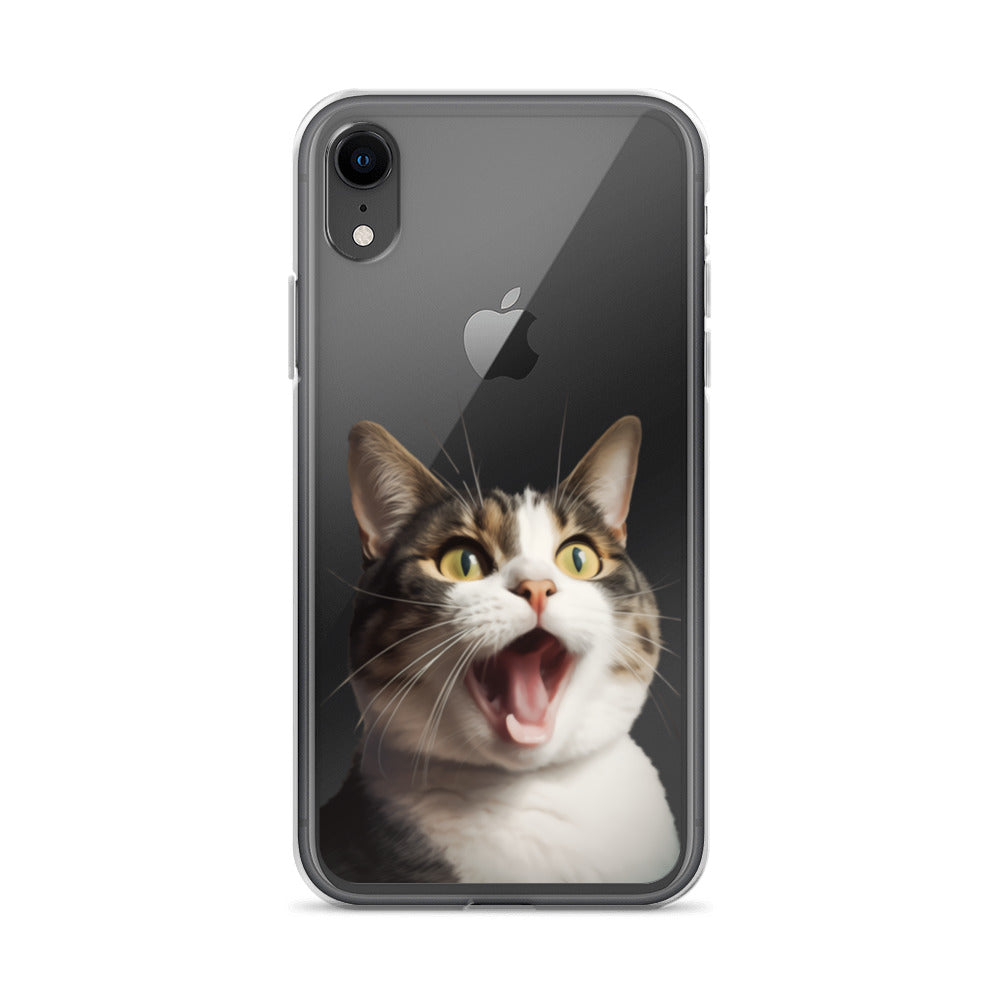 Cat H Clear Case for iPhone