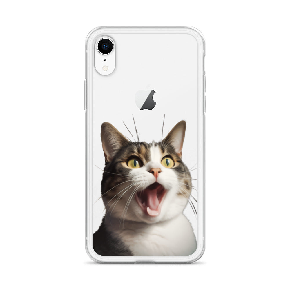 Cat H Clear Case for iPhone