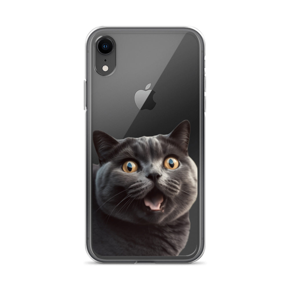 Cat  I Clear Case for iPhone