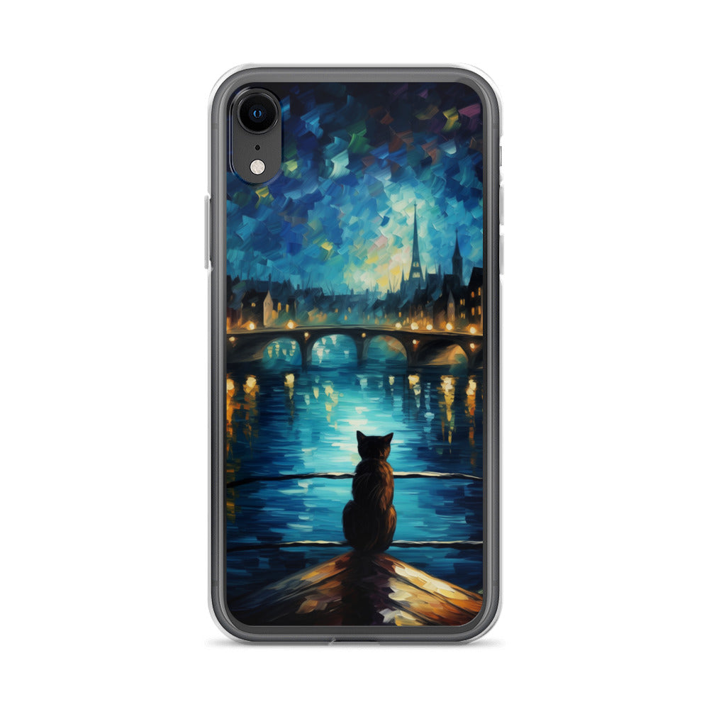 River Cat B Clear Case for iPhone