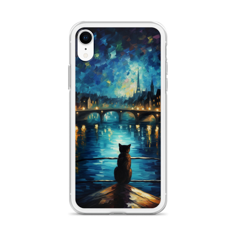 River Cat B Clear Case for iPhone
