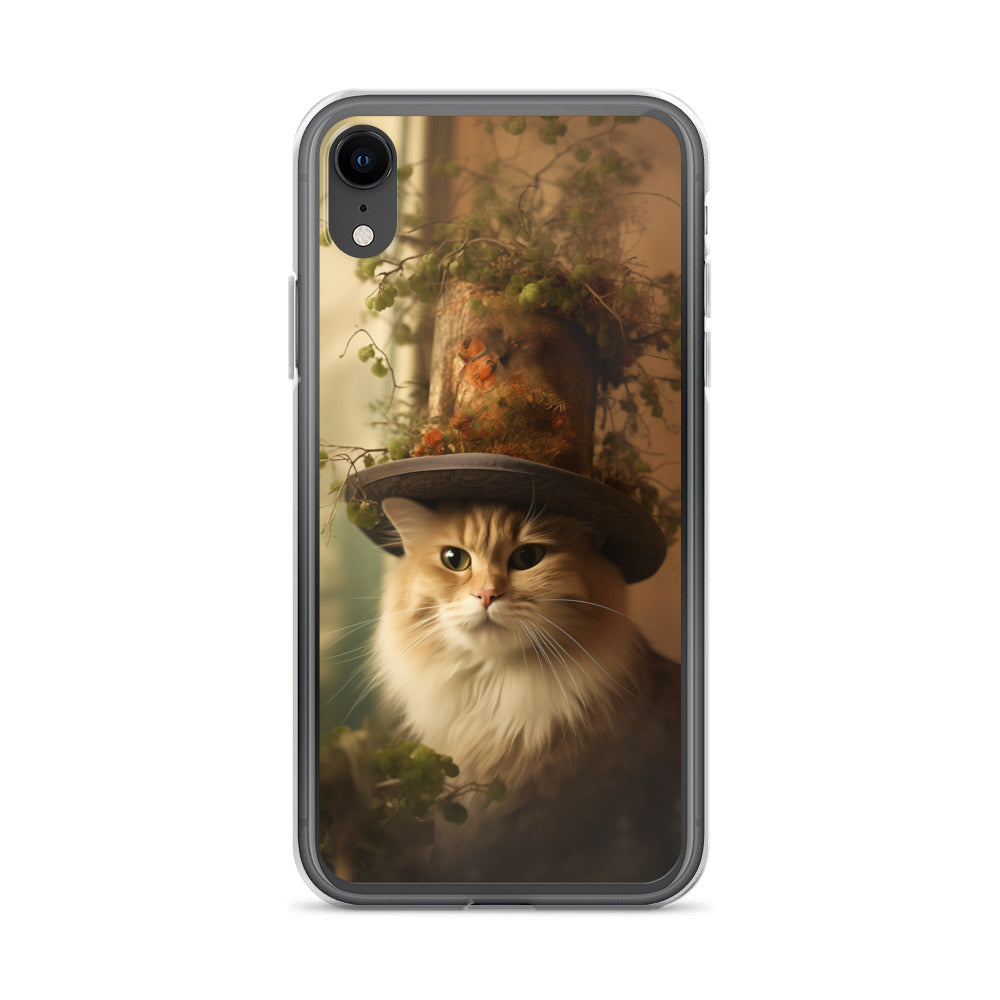 Cat Hat A Clear Case for iPhone