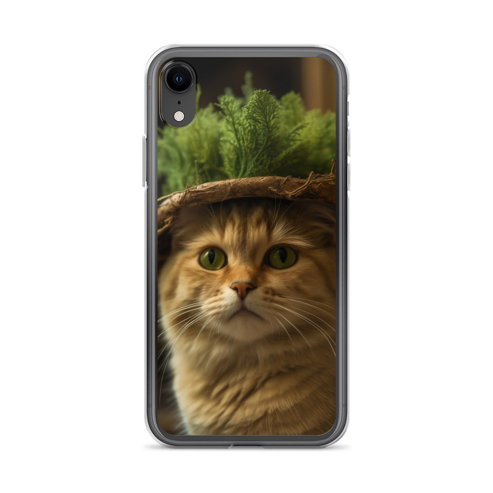 Cat Hat D Clear Case for iPhone