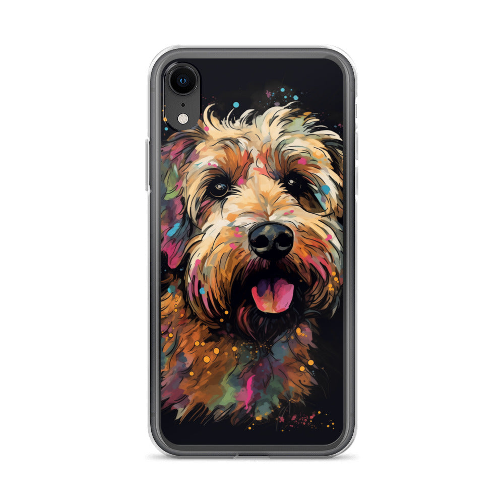 Van Gogh Style Dog A Clear Case for iPhone