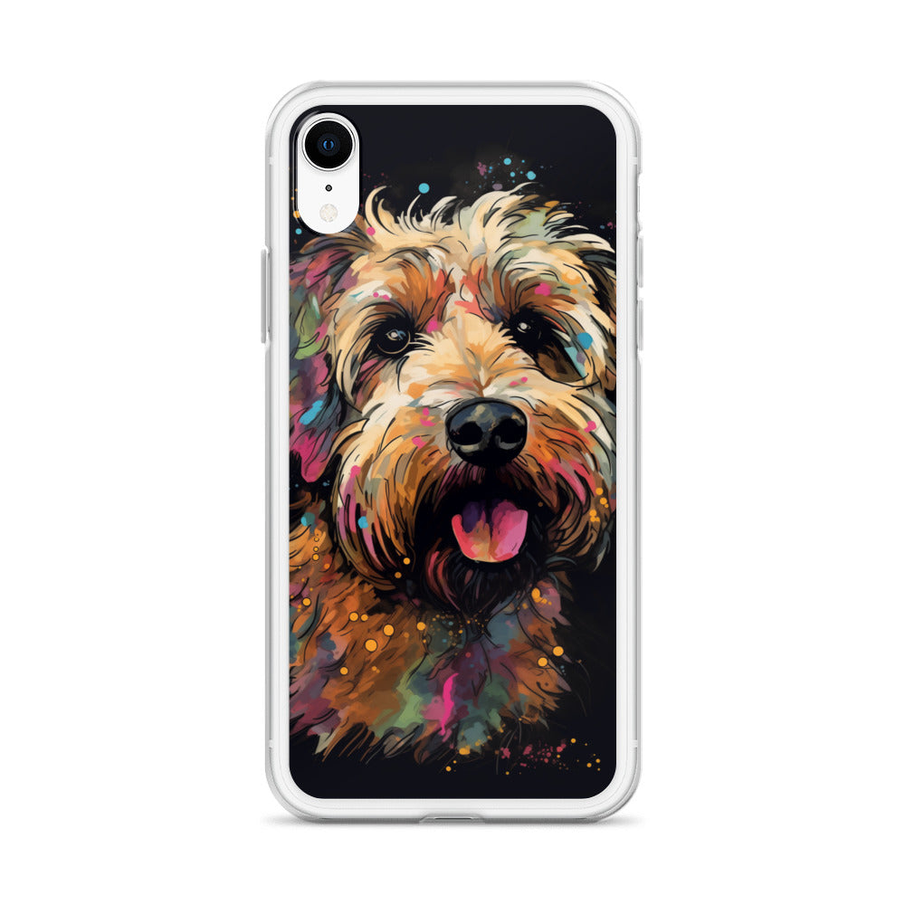 Van Gogh Style Dog A Clear Case for iPhone