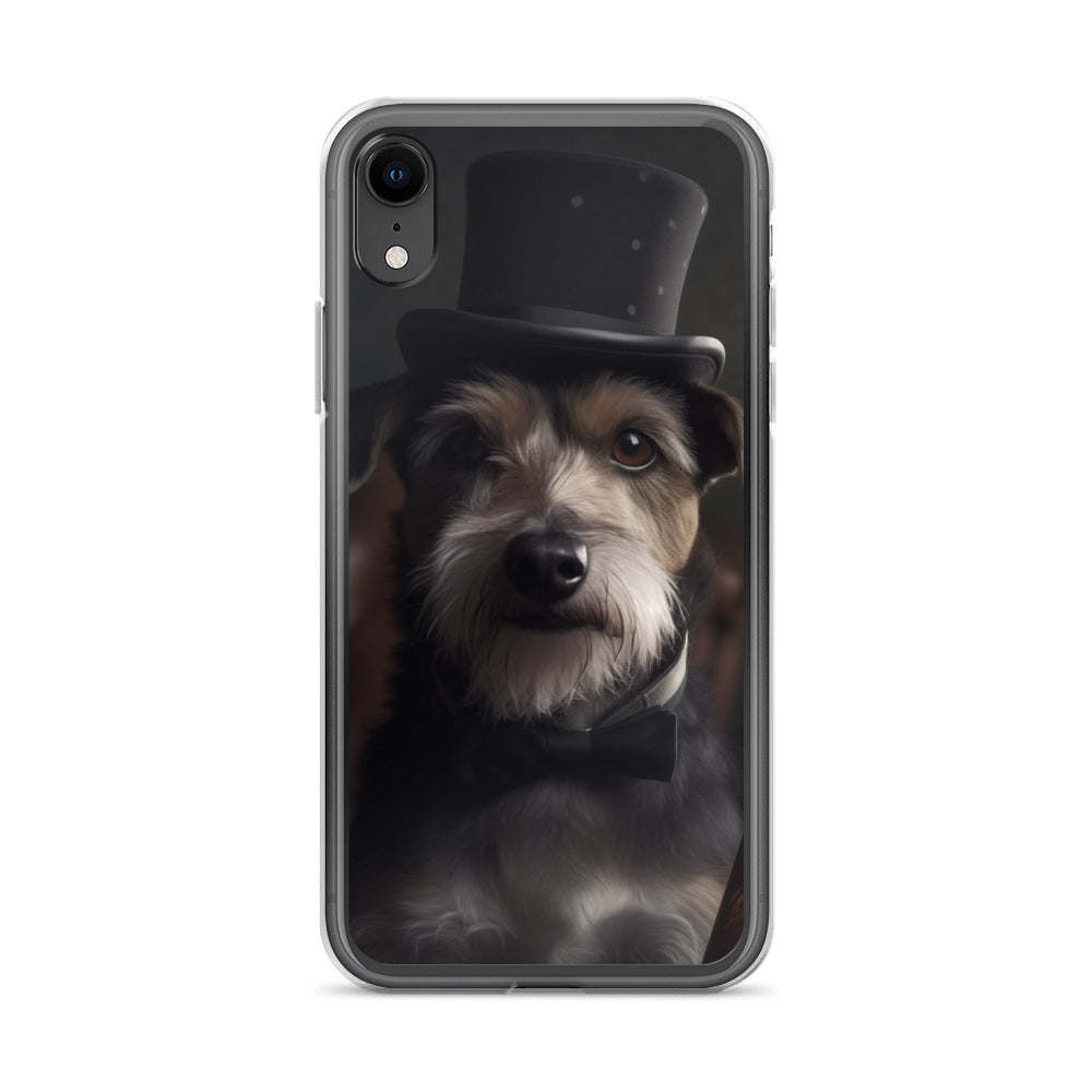 Top Hat Dog C Clear Case for iPhone