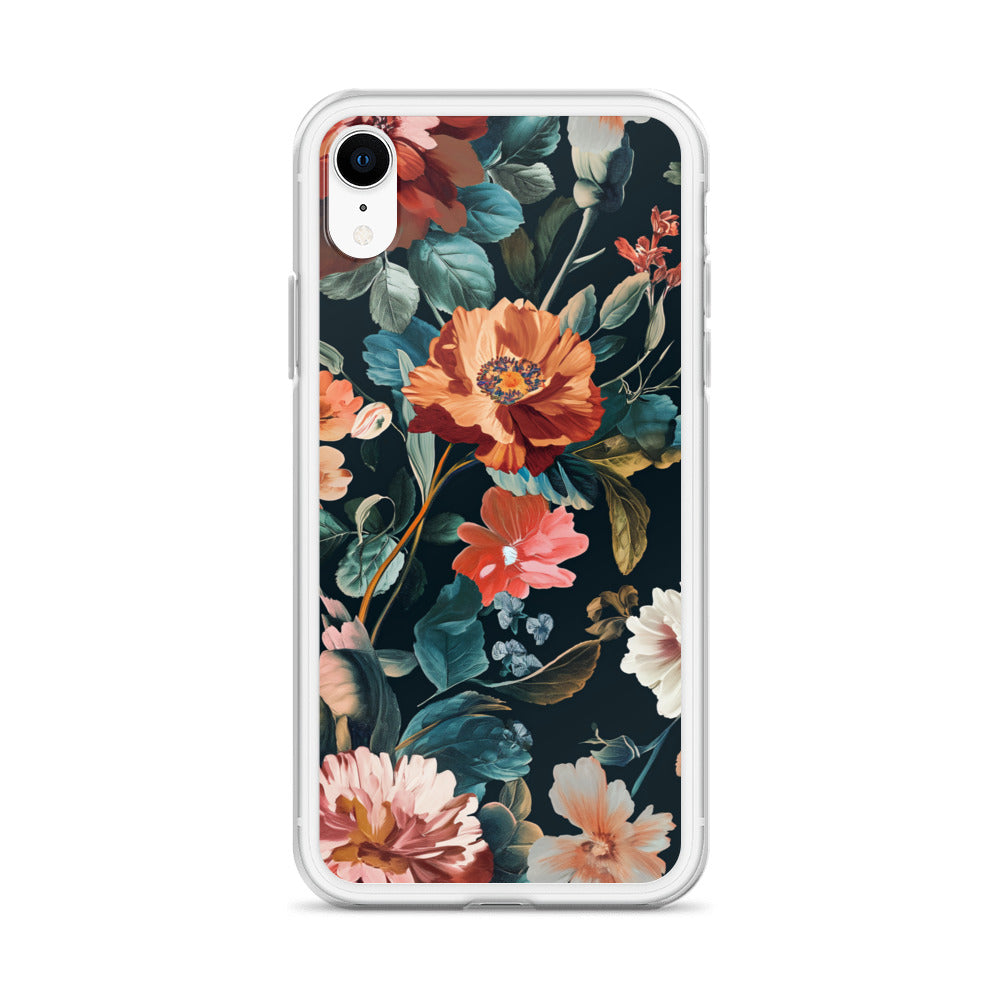 Flower Golden Clear Case for iPhone®