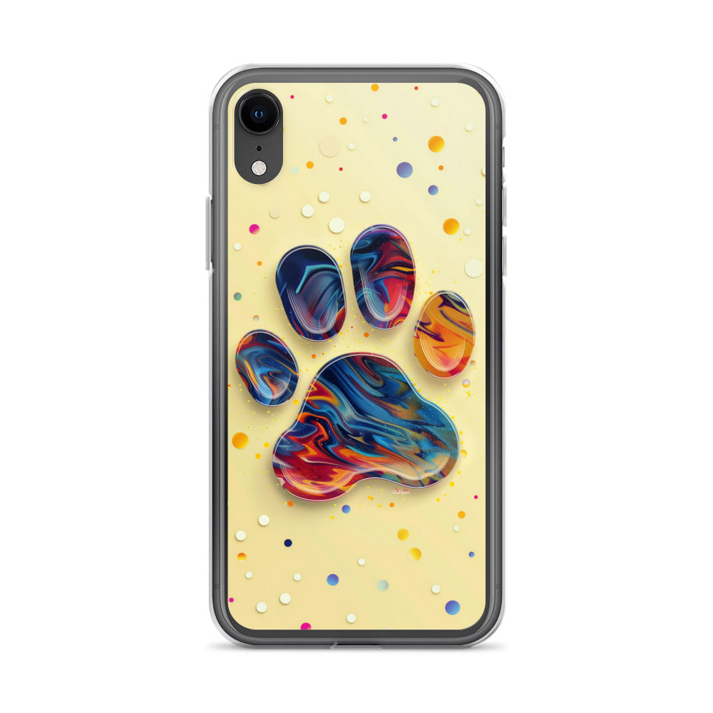 Artistic PawPrints  Aurora Clear Case for iPhone®