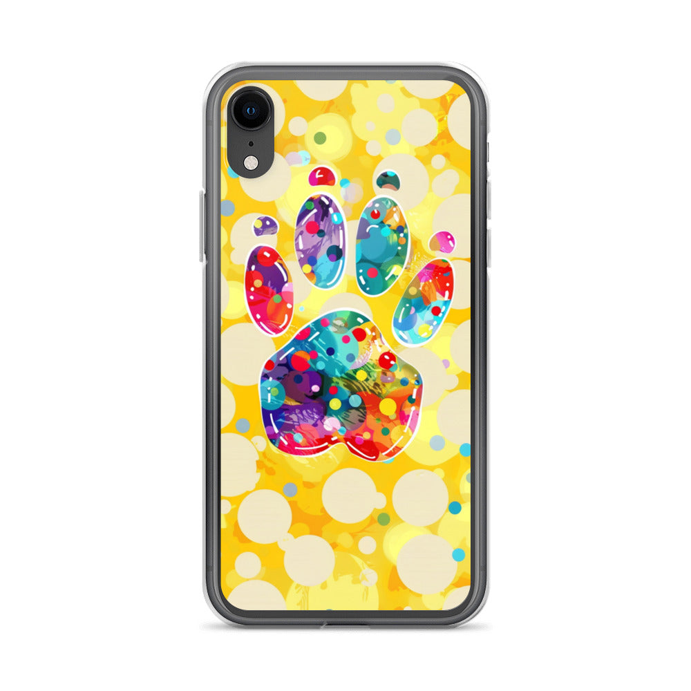 Artistic PawPrints Borealis Clear Case for iPhone®