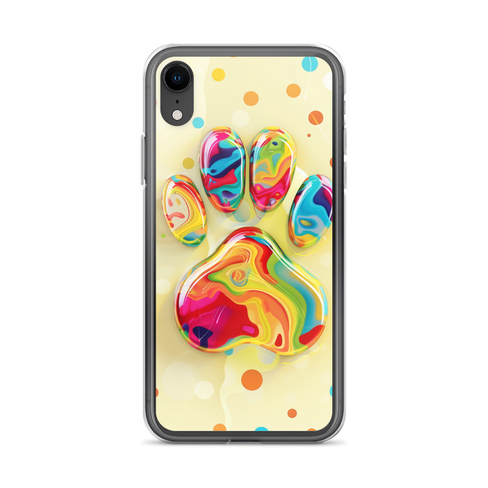 Artistic PawPrints Celestia Clear Case for iPhone®