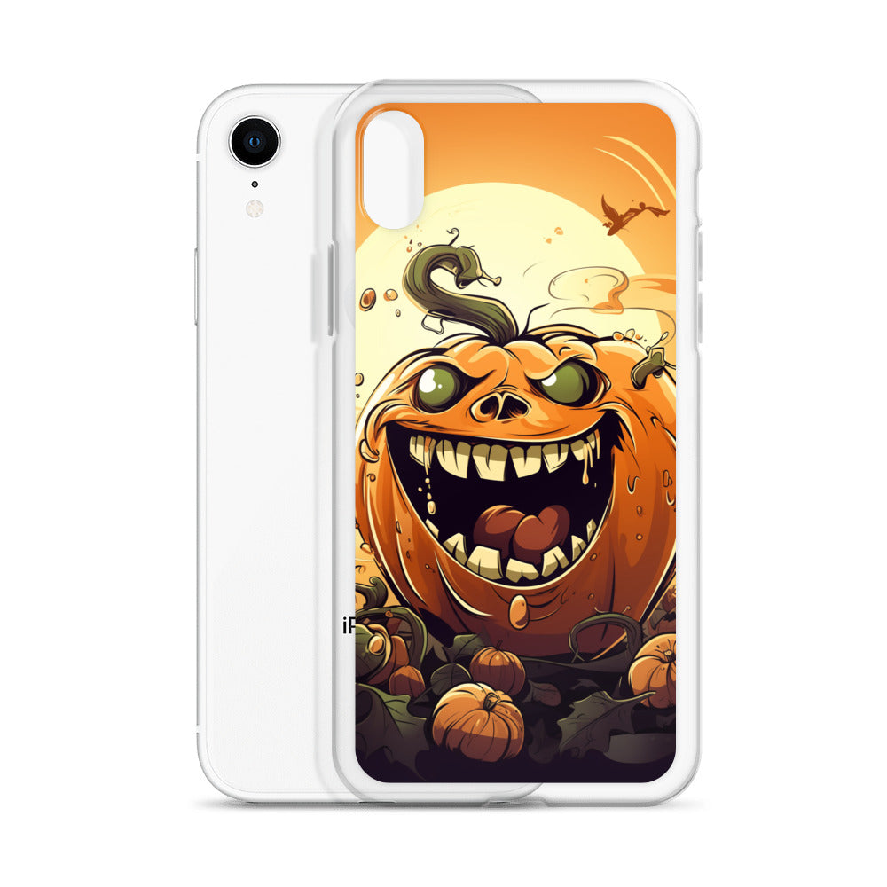 Halloween Pumpkin B Clear Case for iPhone