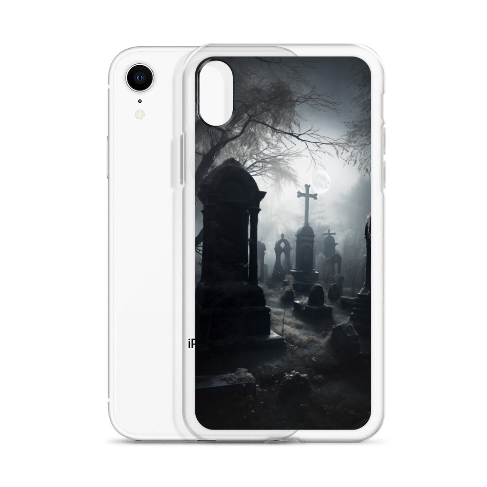 Cemetery B Clear Case for iPhone