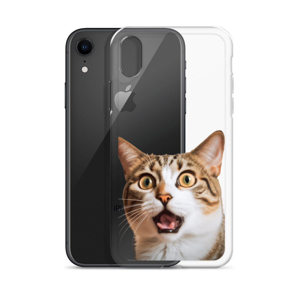 Cat A Clear Case for iPhone