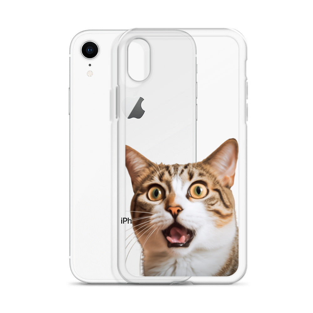 Cat A Clear Case for iPhone
