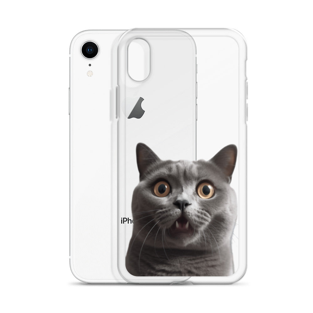 Cat B Clear Case for iPhone