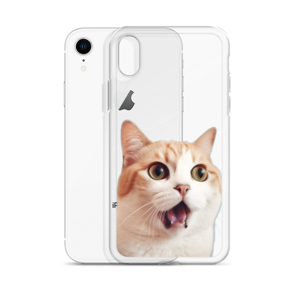 Cat E Clear Case for iPhone