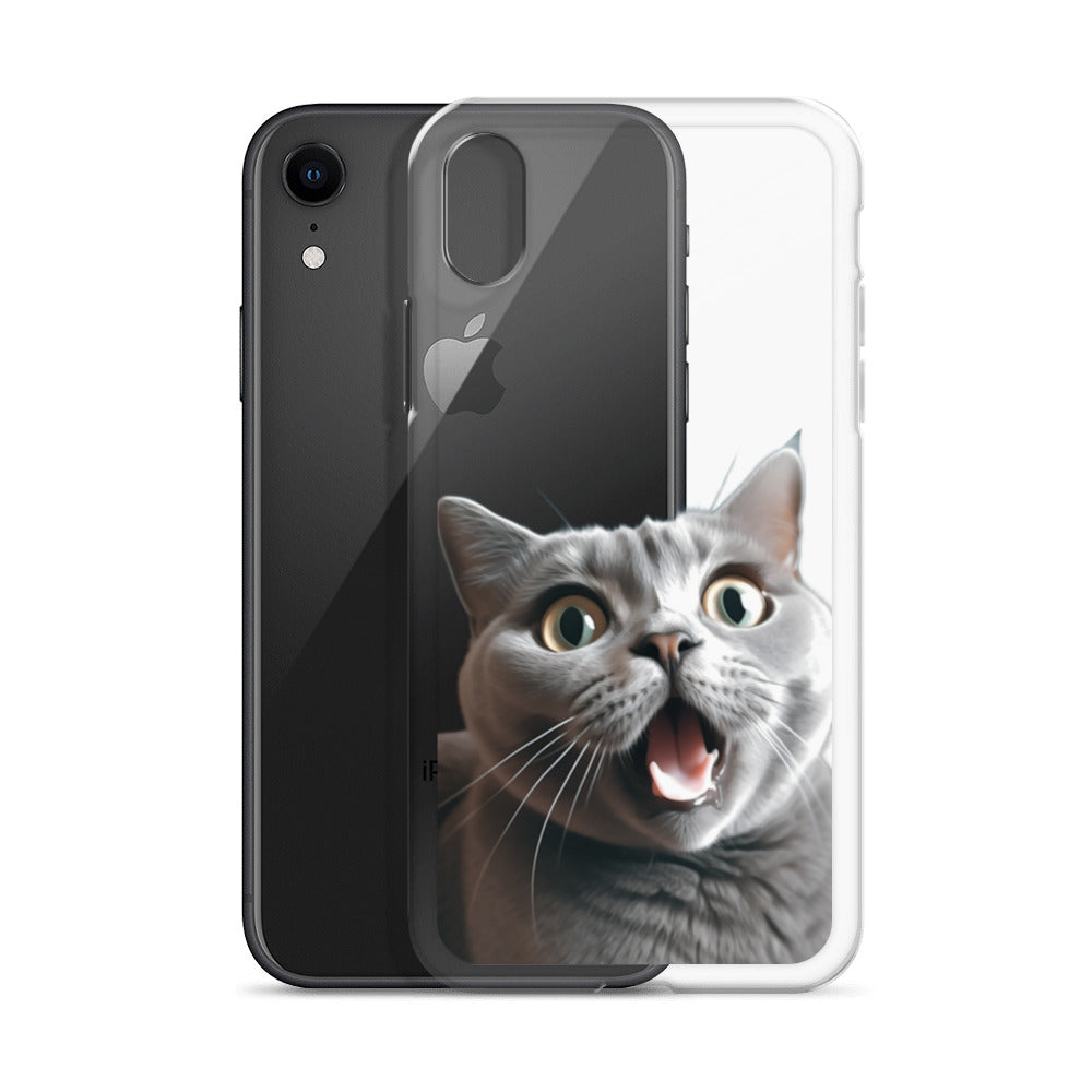 Cat F Clear Case for iPhone
