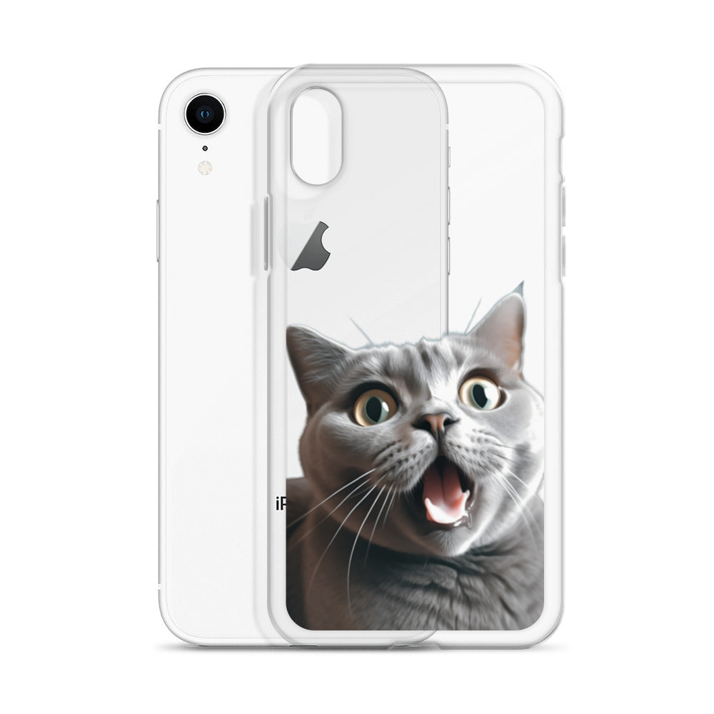 Cat F Clear Case for iPhone