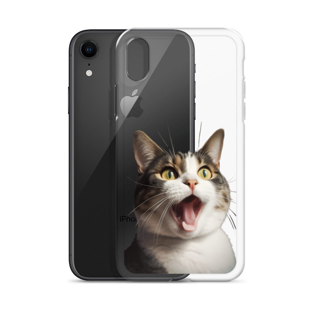 Cat H Clear Case for iPhone