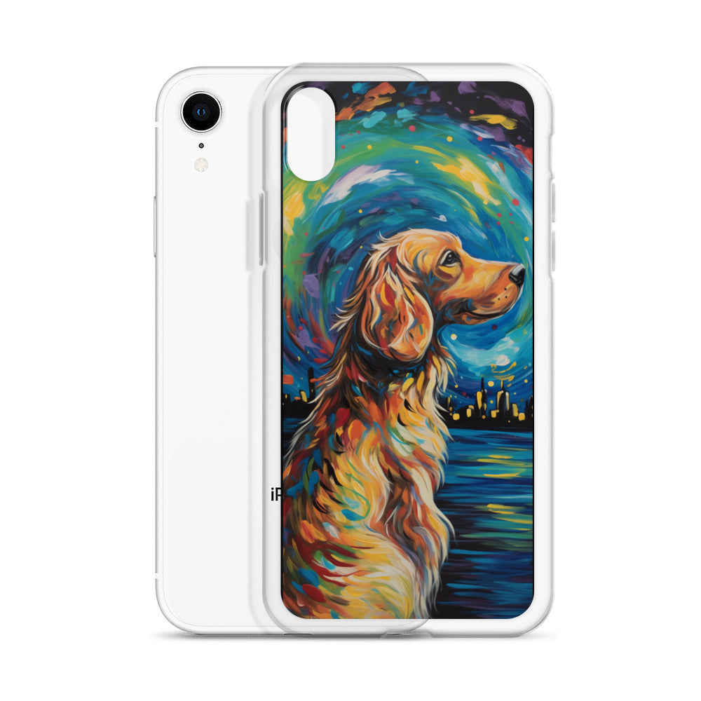 Van Gogh dog F Clear Case for iPhone