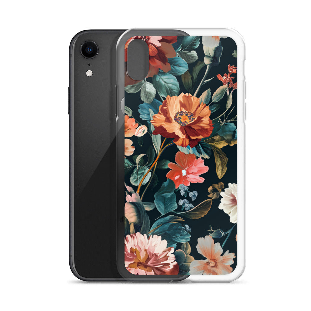 Flower Golden Clear Case for iPhone®