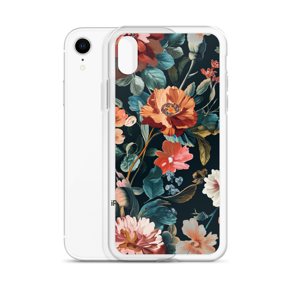 Flower Golden Clear Case for iPhone®