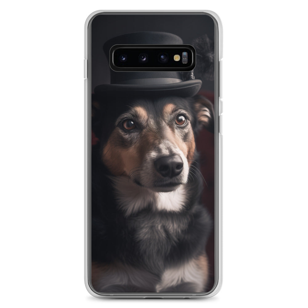 Top Hat Dog B Clear Case for Samsung®