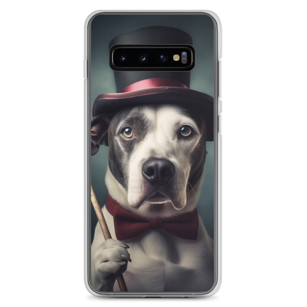 Top Hat Dog D Clear Case for Samsung®